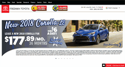 Desktop Screenshot of freemantoyota.com
